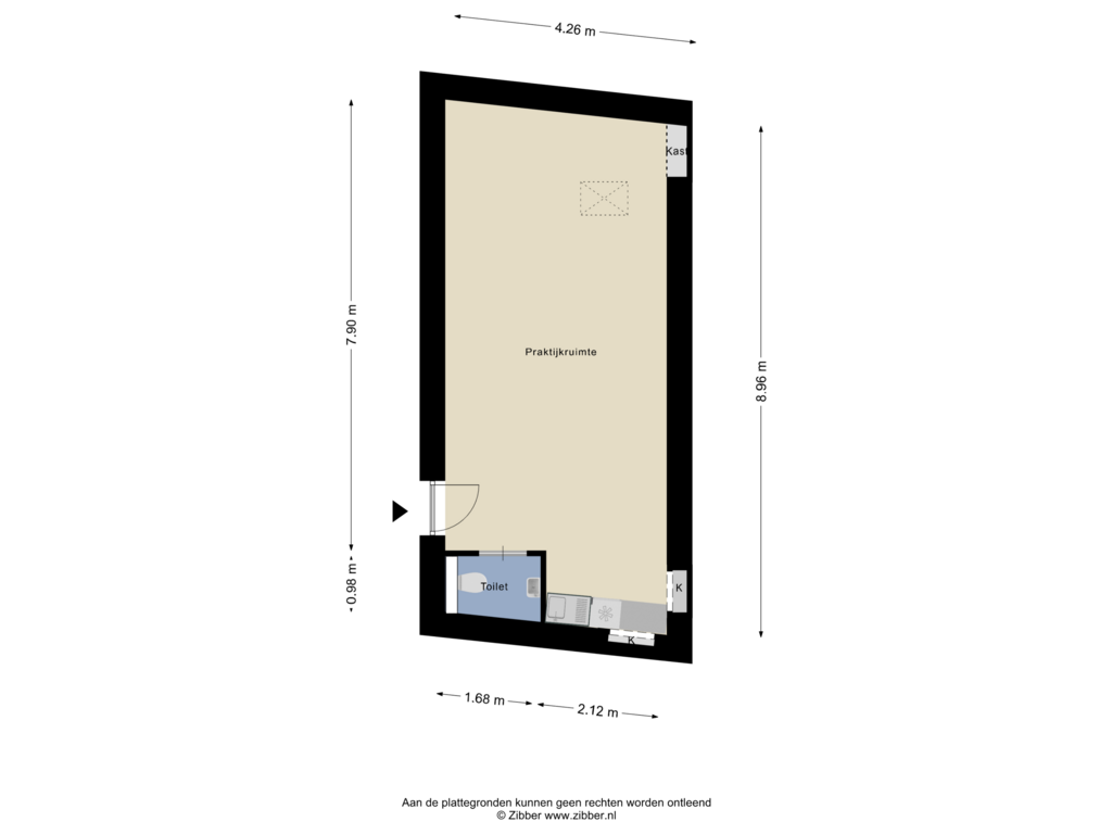 Bekijk plattegrond van Praktijkruimte van Dennenmark 9