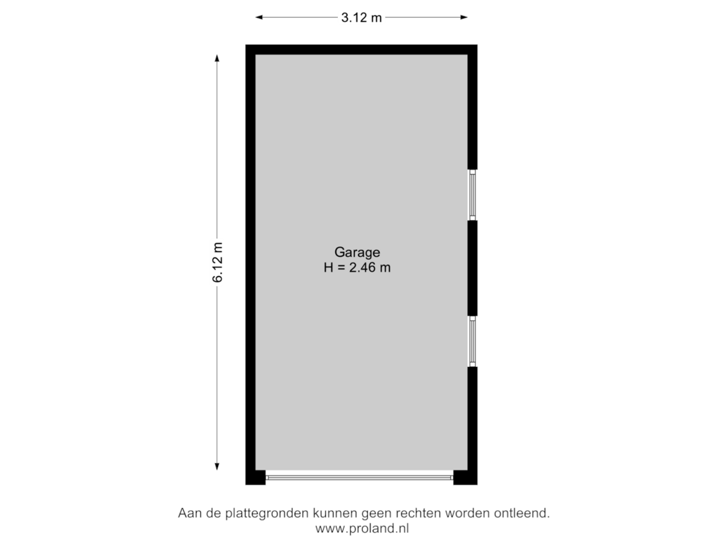 Bekijk plattegrond van Garage van Snekerstraat 76