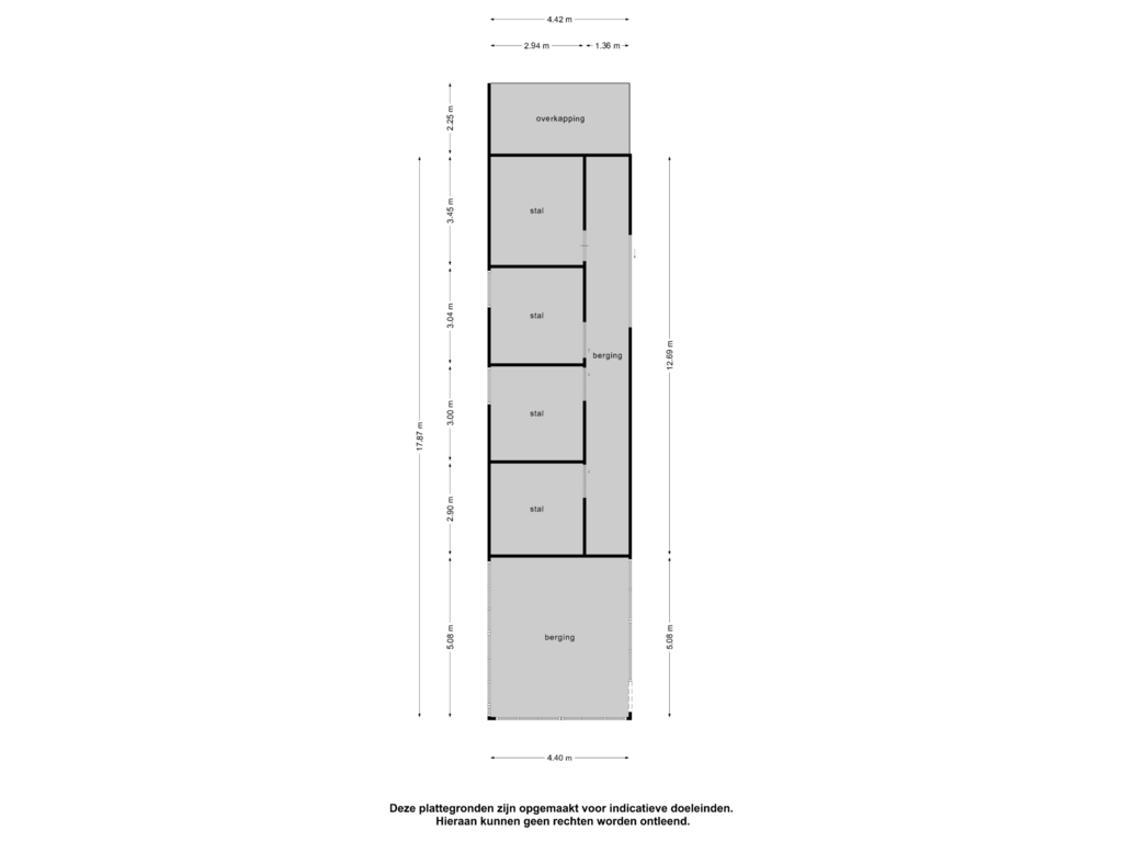 Bekijk plattegrond van Berging van Buitendijk 6-A