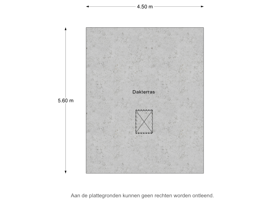 Bekijk plattegrond van Dakterras van Talmastraat 55-D