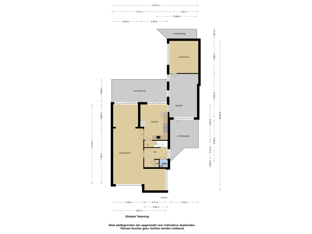 Bekijk plattegrond van Begane grond van Hertogensingel 90