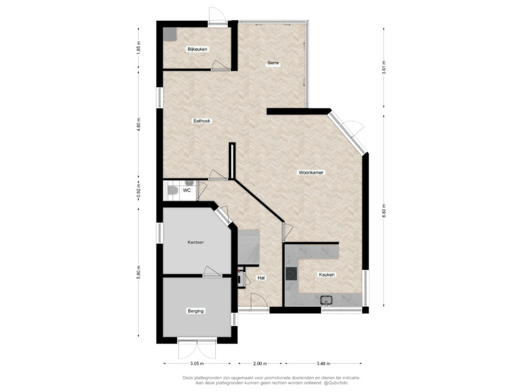 Bekijk plattegrond van Begane Grond van Stationsweg 26