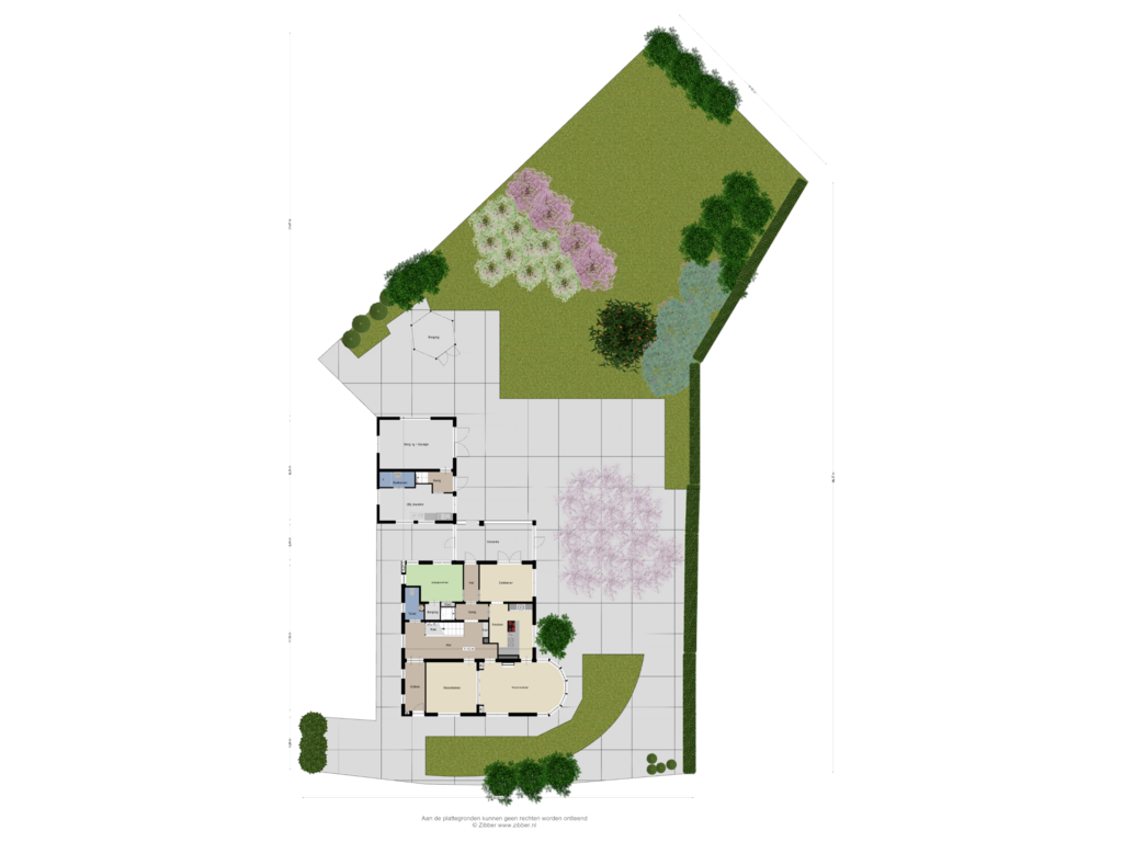 Bekijk plattegrond van Begane grond tuin van Rudigerstraat 26