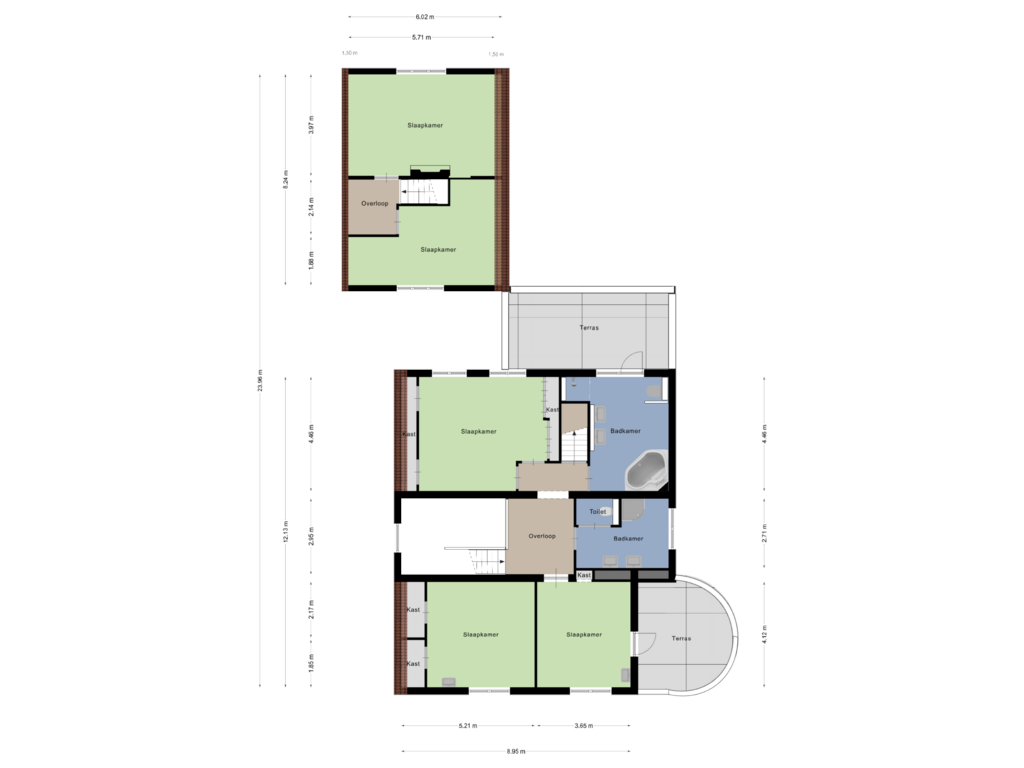 Bekijk plattegrond van Eerste verdieping van Rudigerstraat 26