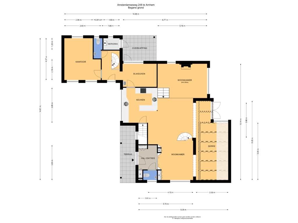 View floorplan of Begane grond of Amsterdamseweg 248