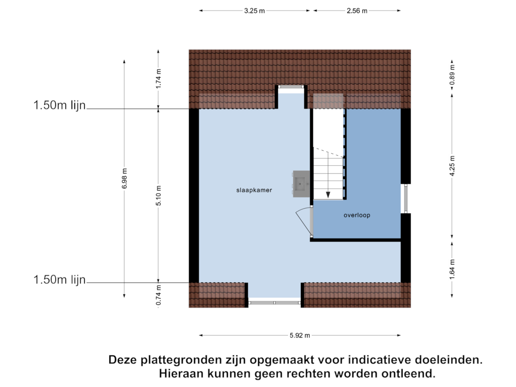 Bekijk plattegrond van Eerste Verdieping van Muddy Watersstraat 28