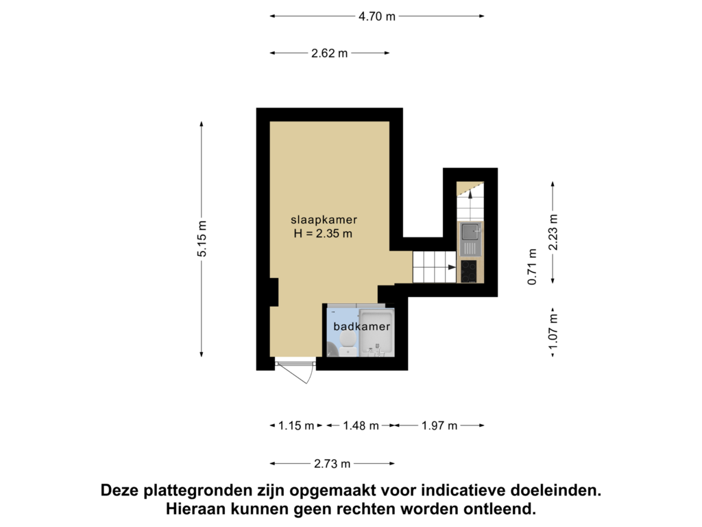 View floorplan of Kelder of Muntweg 20