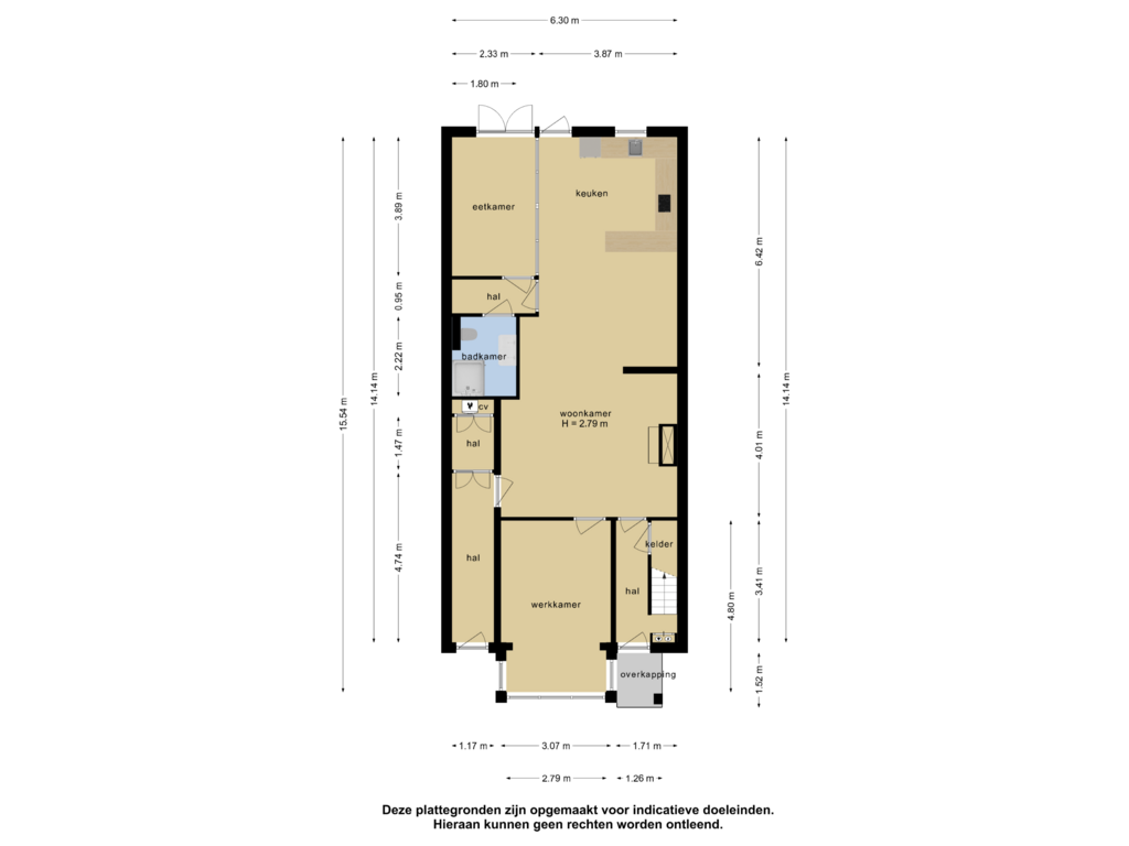 View floorplan of Begane grond of Muntweg 20