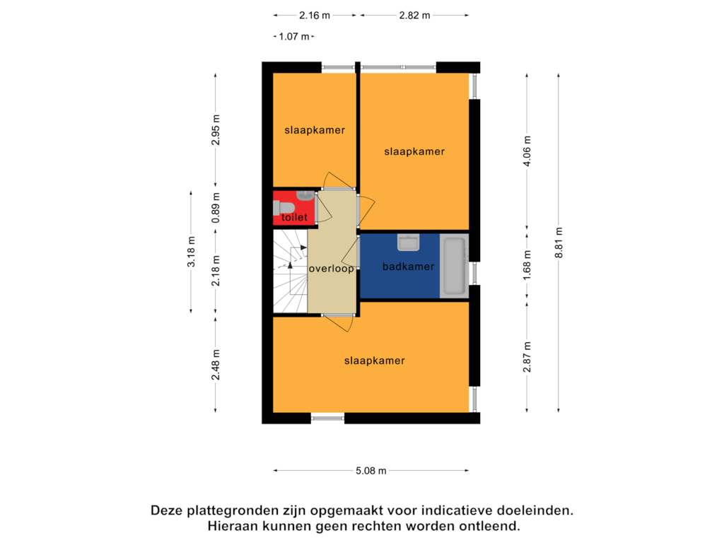 Bekijk plattegrond van 2_1e verdieping van De Boomgaard 2