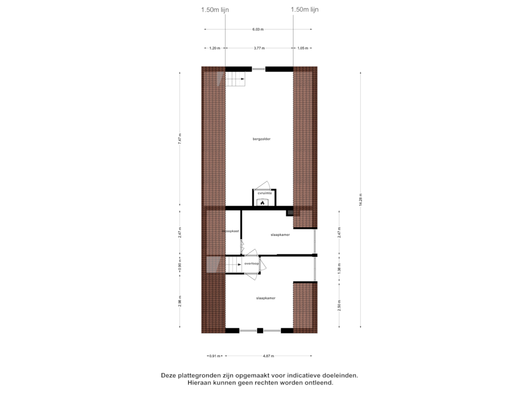 Bekijk plattegrond van Eerste Verdieping van Jan Geertsesweg 2-R