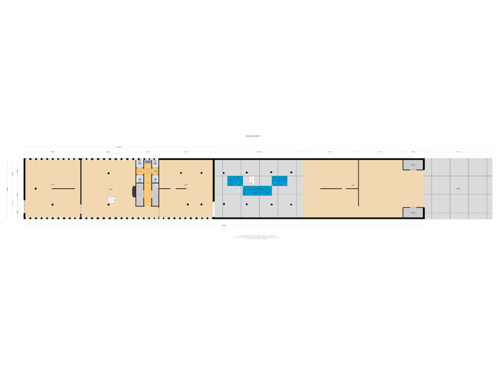 Bekijk plattegrond van Souterrain van Brinkhorsterweg 1