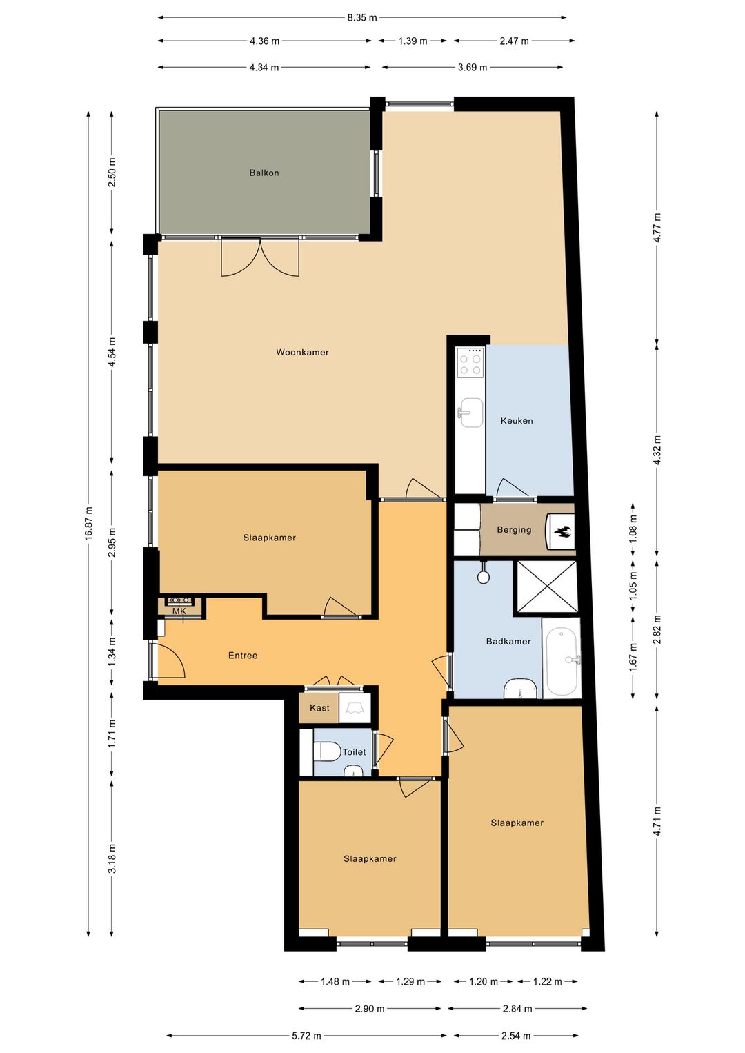 Foto 26 van Kanaalstraat 25-I