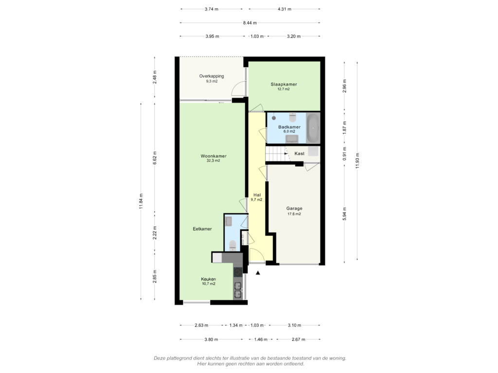 Bekijk plattegrond van Begane Grond van Kilianusstraat 3