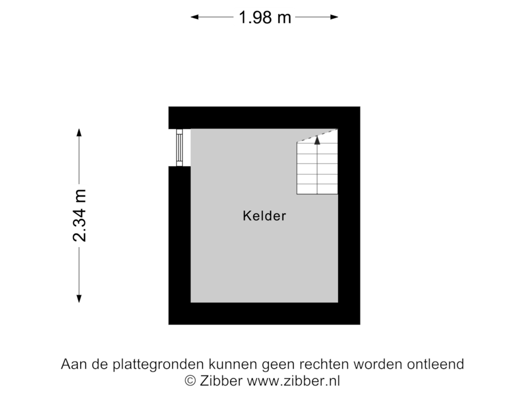 Bekijk plattegrond van Kelder van Dorp 262