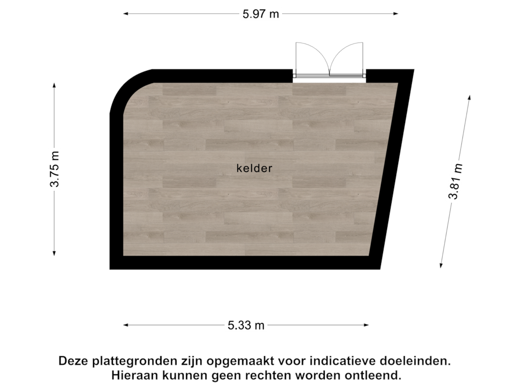 Bekijk plattegrond van kelder 2 van Herengracht 84