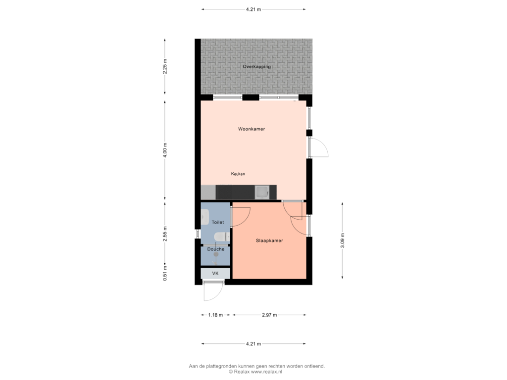 Bekijk plattegrond van Begane grond van Vosseveldseweg 15-126