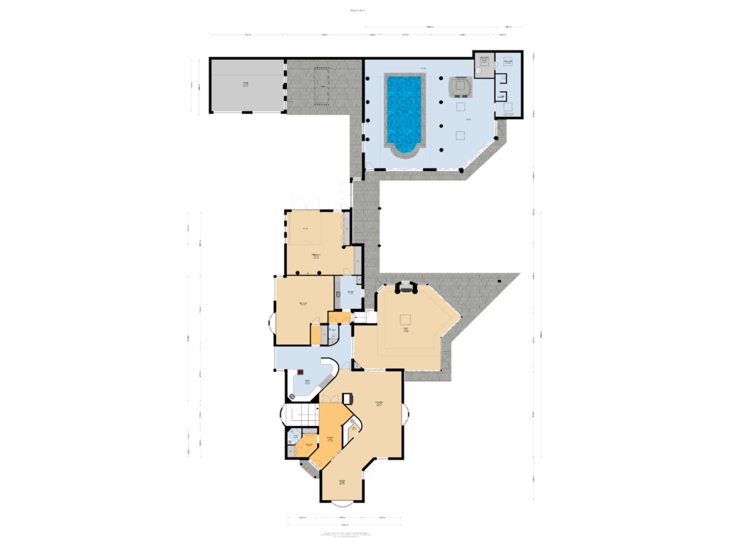 Bekijk plattegrond van Begane grond van Oosterdorpsstraat 23-A