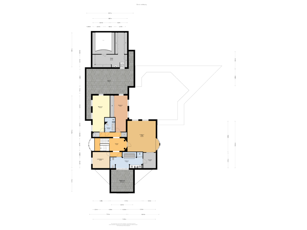 Bekijk plattegrond van Eerste verdieping van Oosterdorpsstraat 23-A