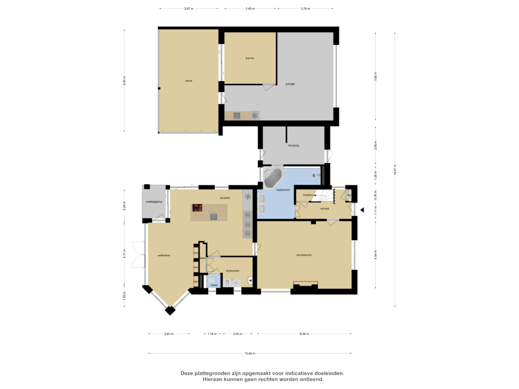 Bekijk plattegrond van Begane Grond van Zandbergsestraat 40