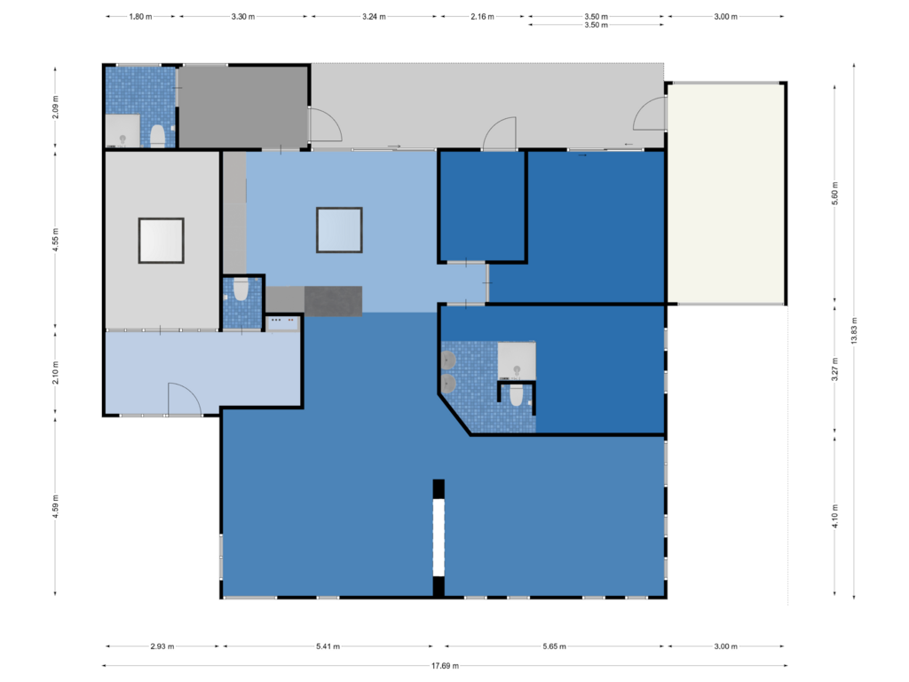 View floorplan of Begane grond of Orchismient