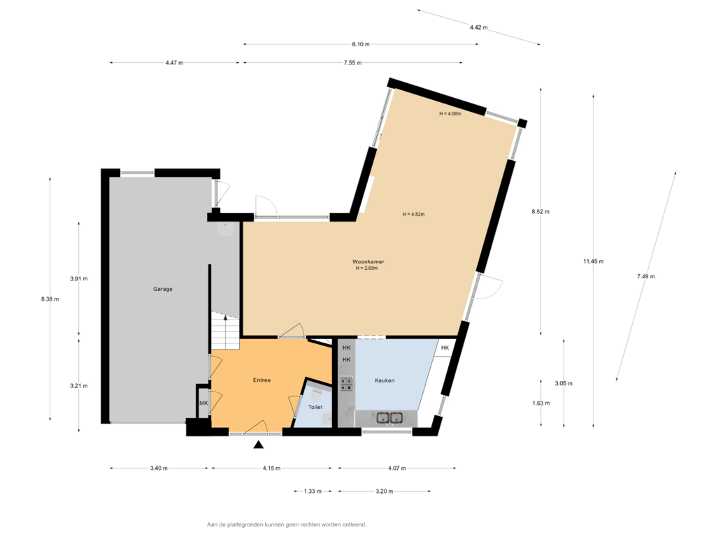 Bekijk plattegrond van Begane grond van De Klerkplan 17