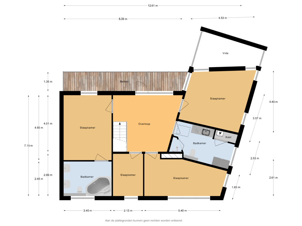 Bekijk plattegrond van 1e verdieping van De Klerkplan 17