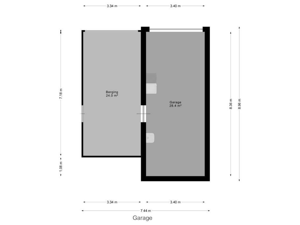 Bekijk plattegrond van Garage van IJsseldijk-Noord 235-A