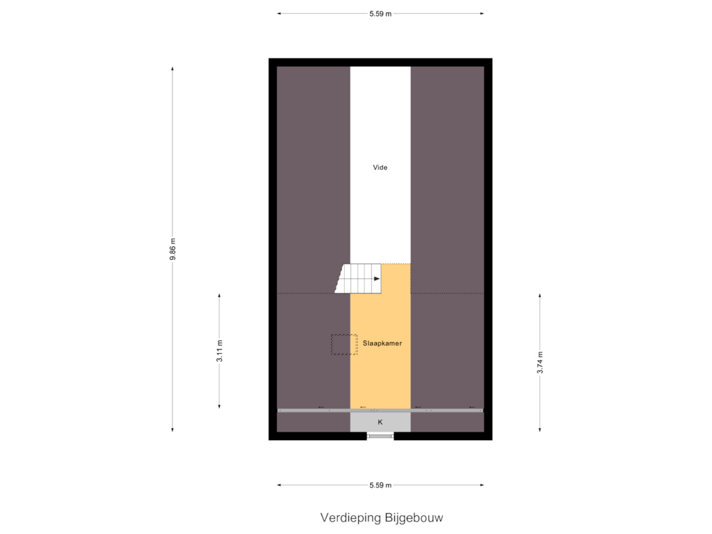 Bekijk plattegrond van VD Bijgebouw van IJsseldijk-Noord 235-A