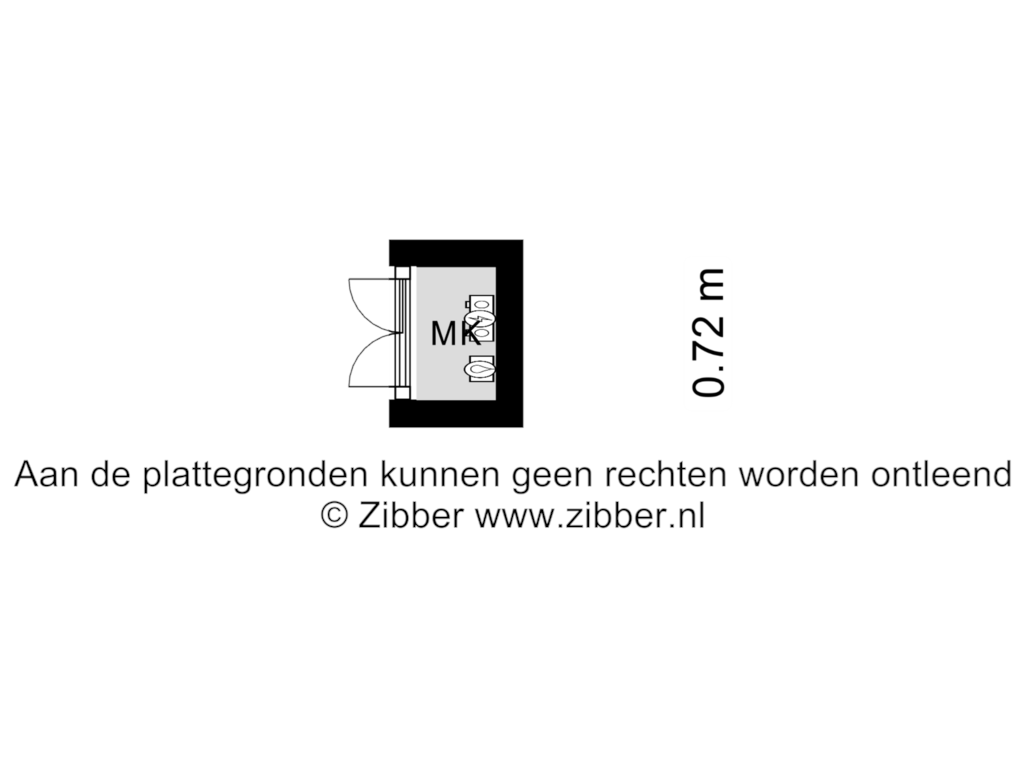 View floorplan of Meterkast of Oude Leidseweg 109