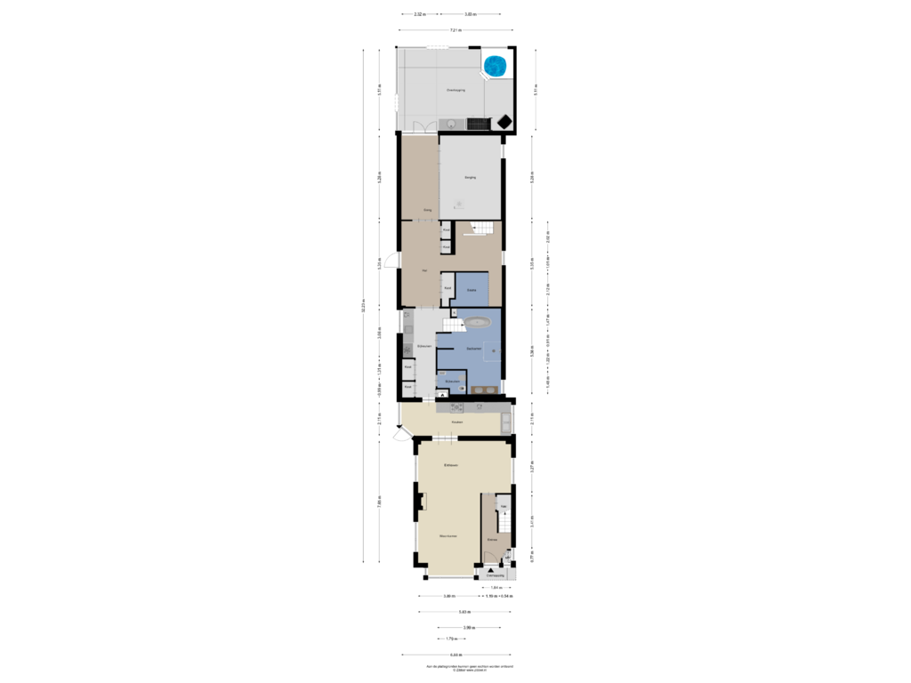 Bekijk plattegrond van Begane Grond van Voorburggracht 471