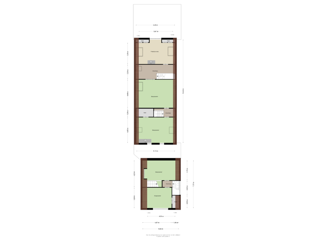 Bekijk plattegrond van Eerste Verdieping van Voorburggracht 471