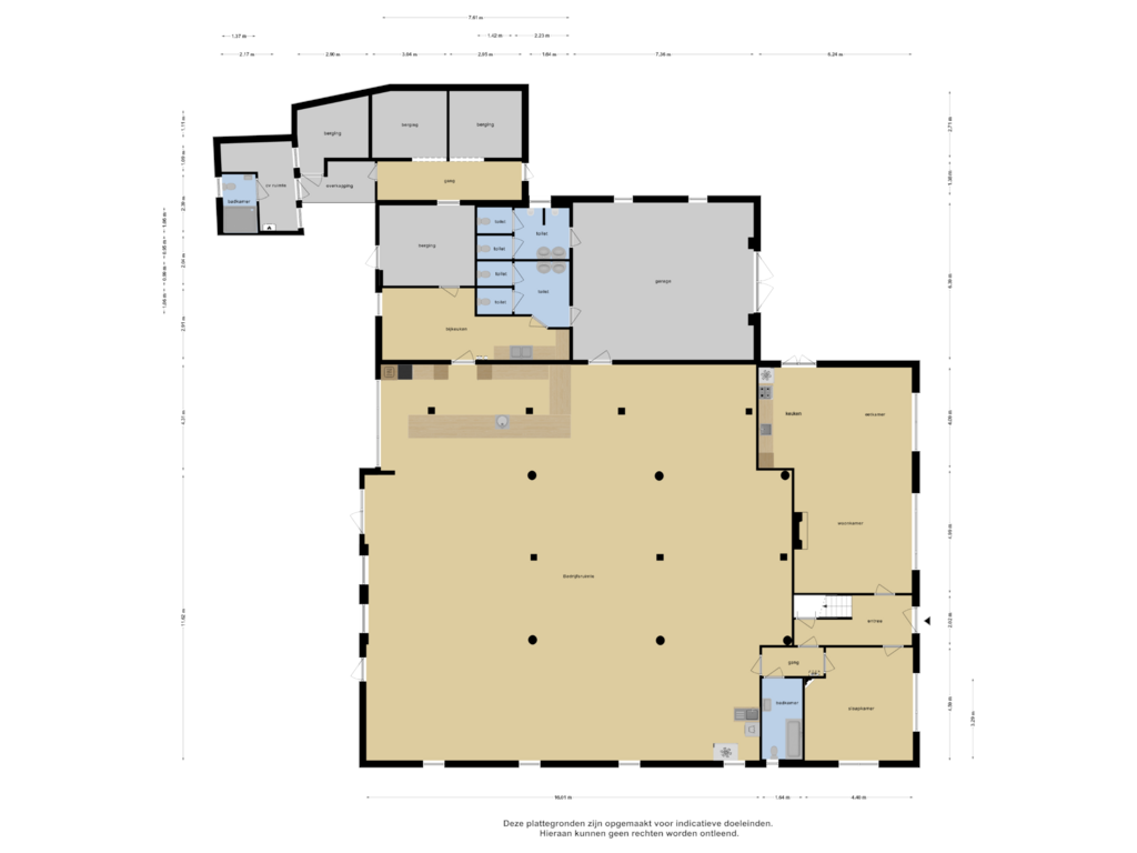 Bekijk plattegrond van Begane Grond van Mientweg 46