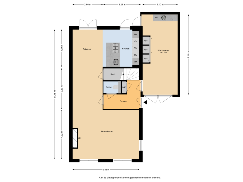 Bekijk plattegrond van Begane Grond van Beekweide 26