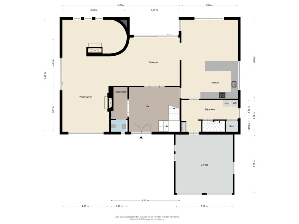 View floorplan of Begane grond of Esscheweg 76