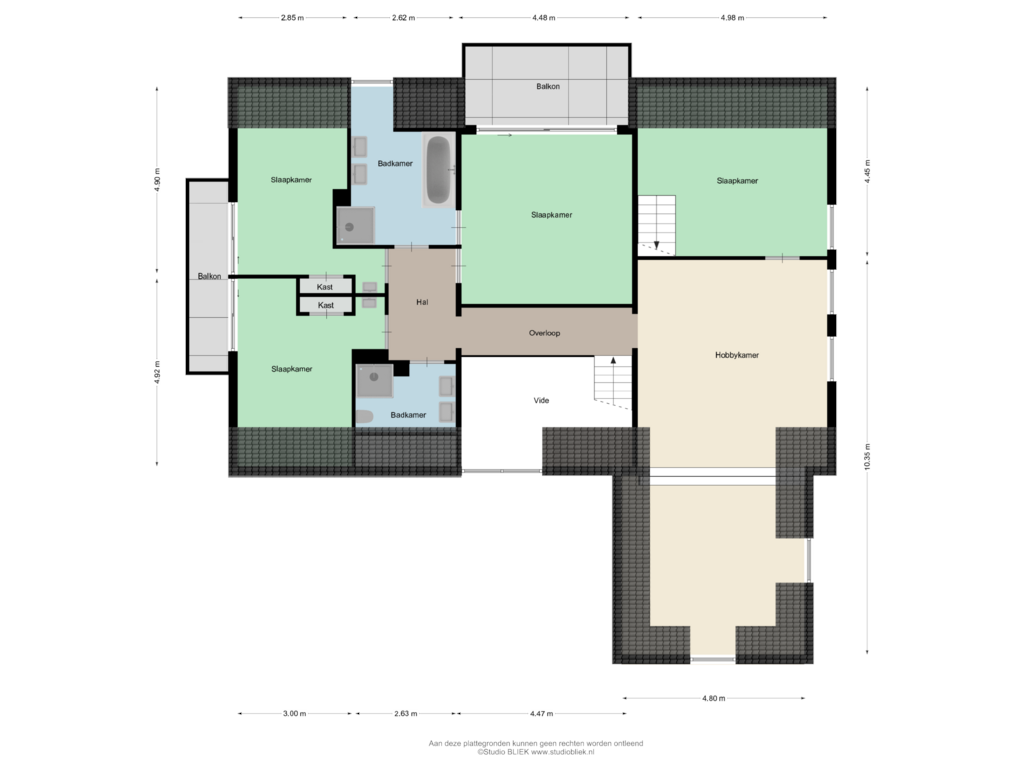 View floorplan of Eerste verdieping of Esscheweg 76