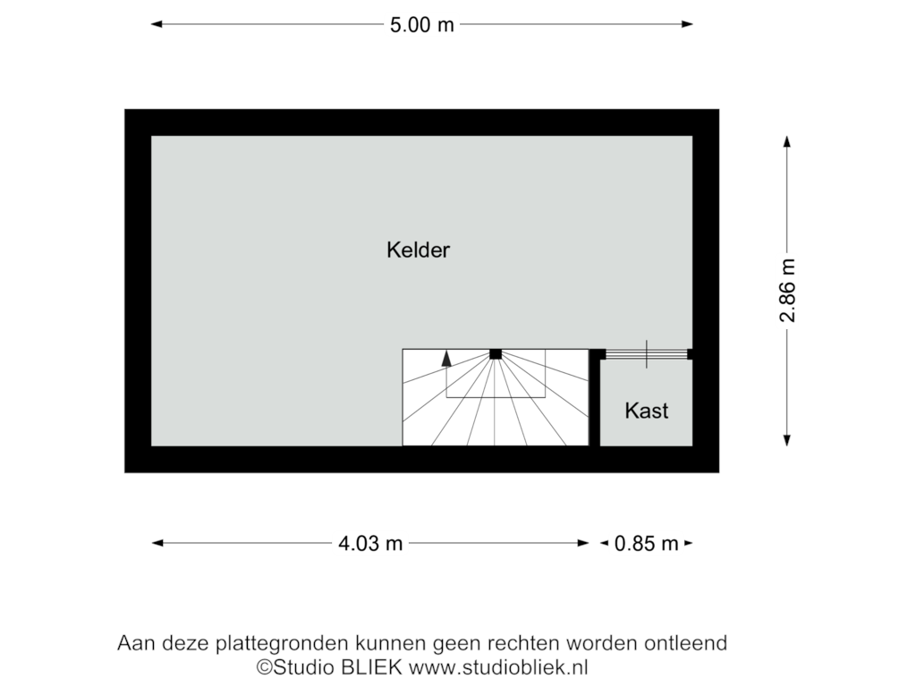 View floorplan of Kelder of Esscheweg 76