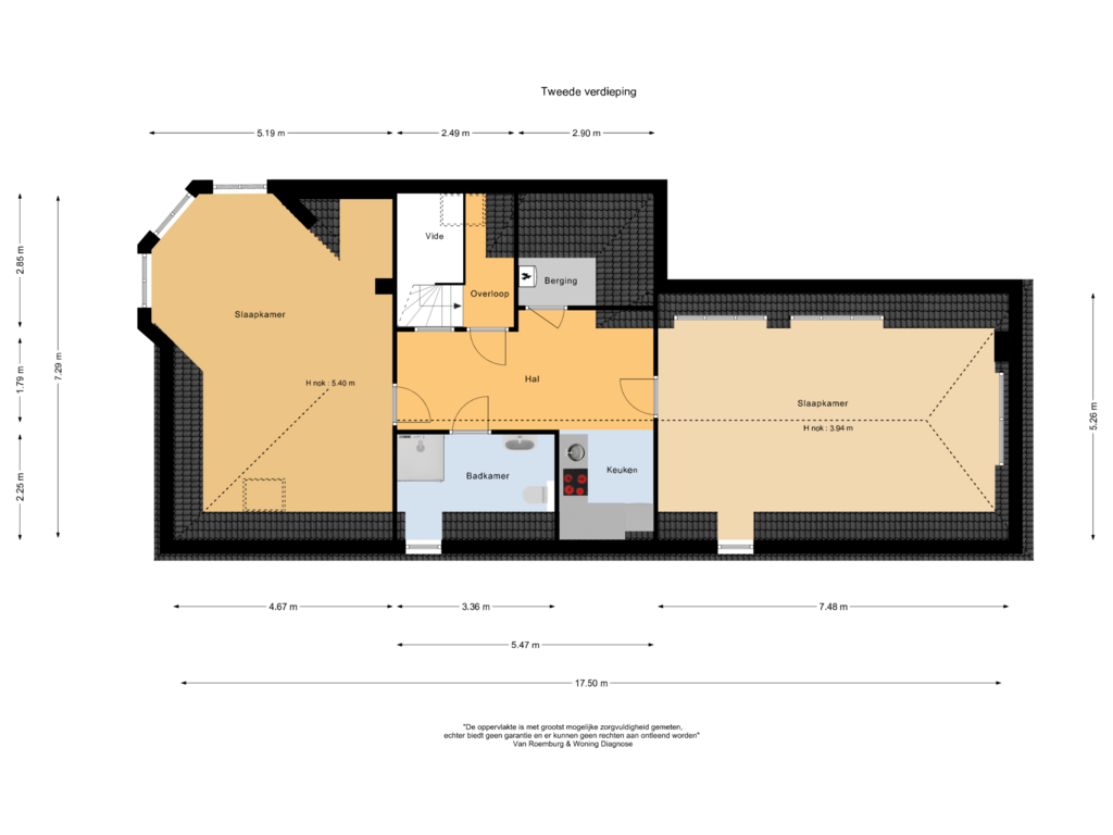 Bekijk plattegrond van Tweede verdieping van Coen Cuserhof 43