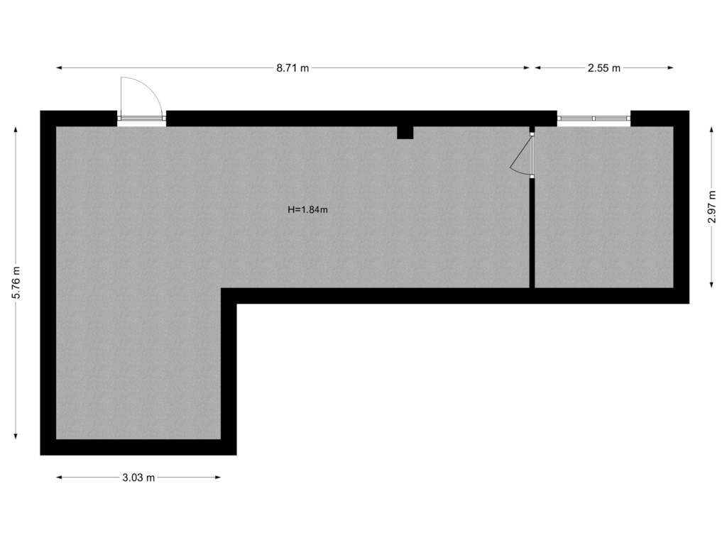 Bekijk plattegrond van Kelder 2 van Vorstendom 28