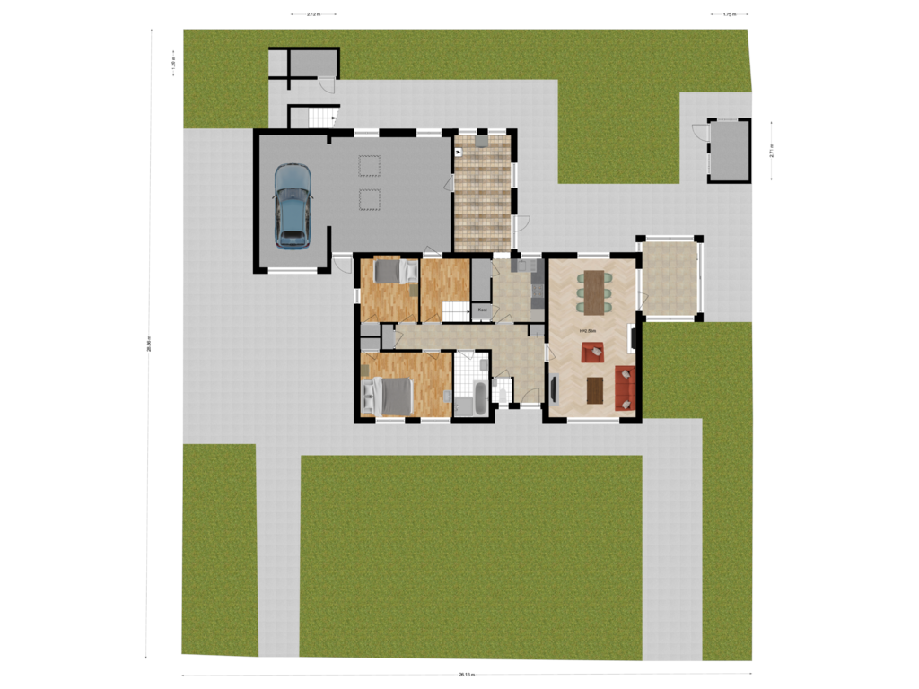 Bekijk plattegrond van Situatie van Vorstendom 28