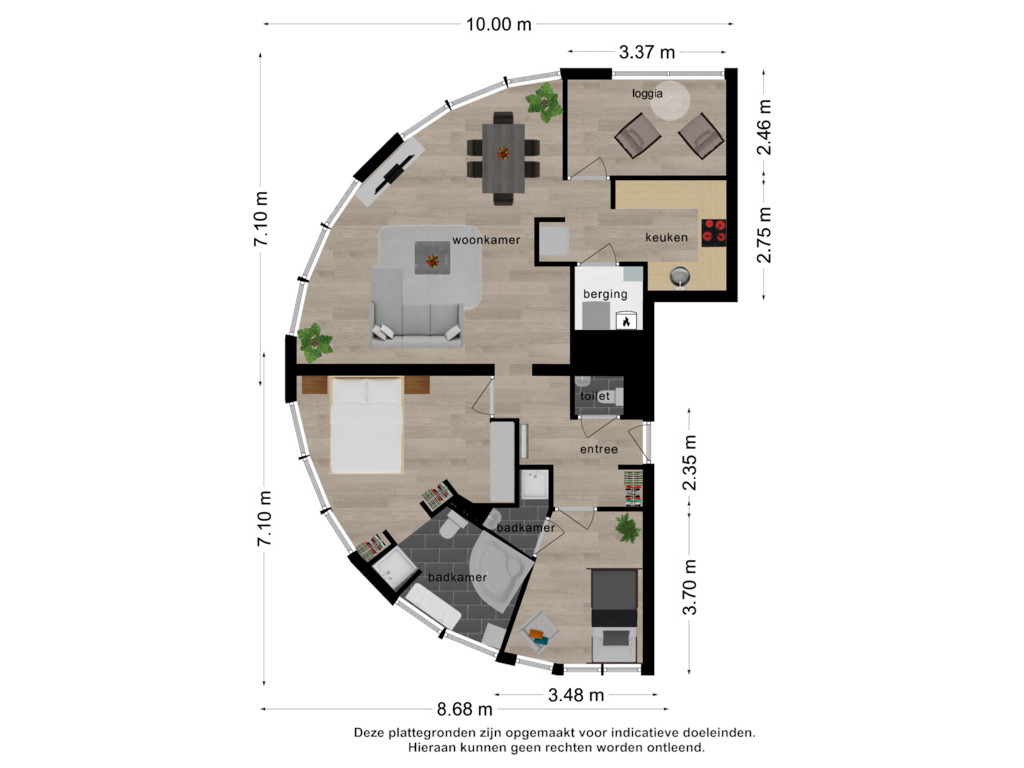 Bekijk plattegrond van Appartement van Boulevard Bankert 870-R