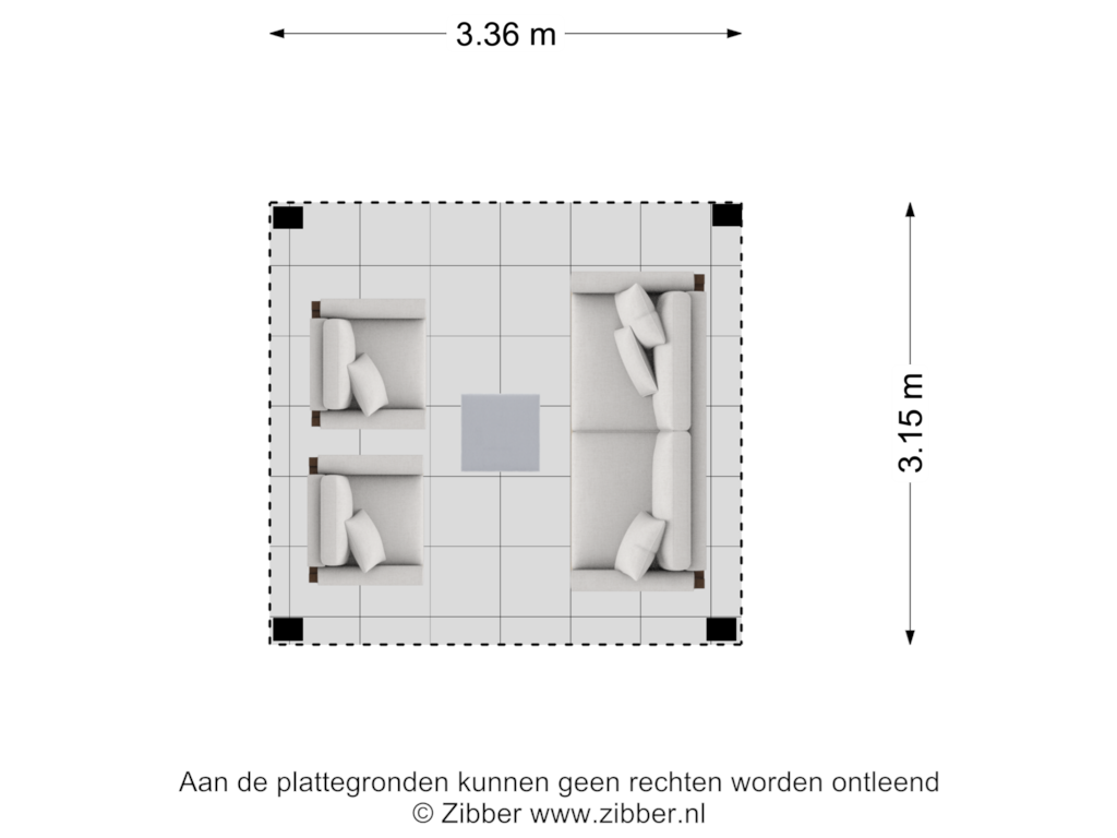 View floorplan of Overkapping of Getfertsingel 198