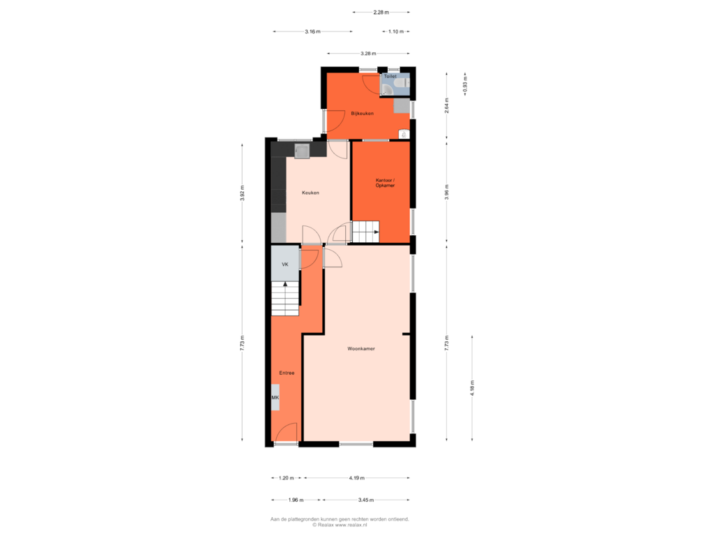 Bekijk plattegrond van Begane grond van Stationsweg 12