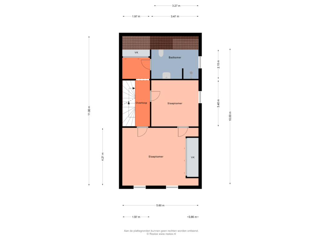 Bekijk plattegrond van Verdieping 1 van Stationsweg 12