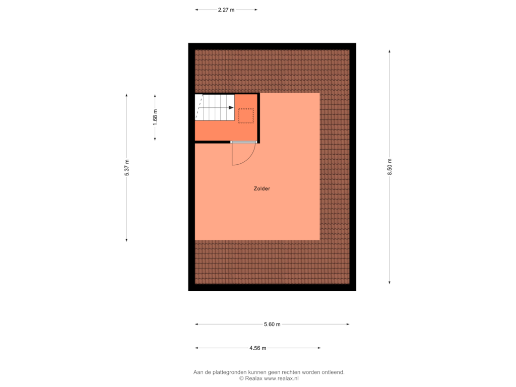 Bekijk plattegrond van Verdieping 2 van Stationsweg 12