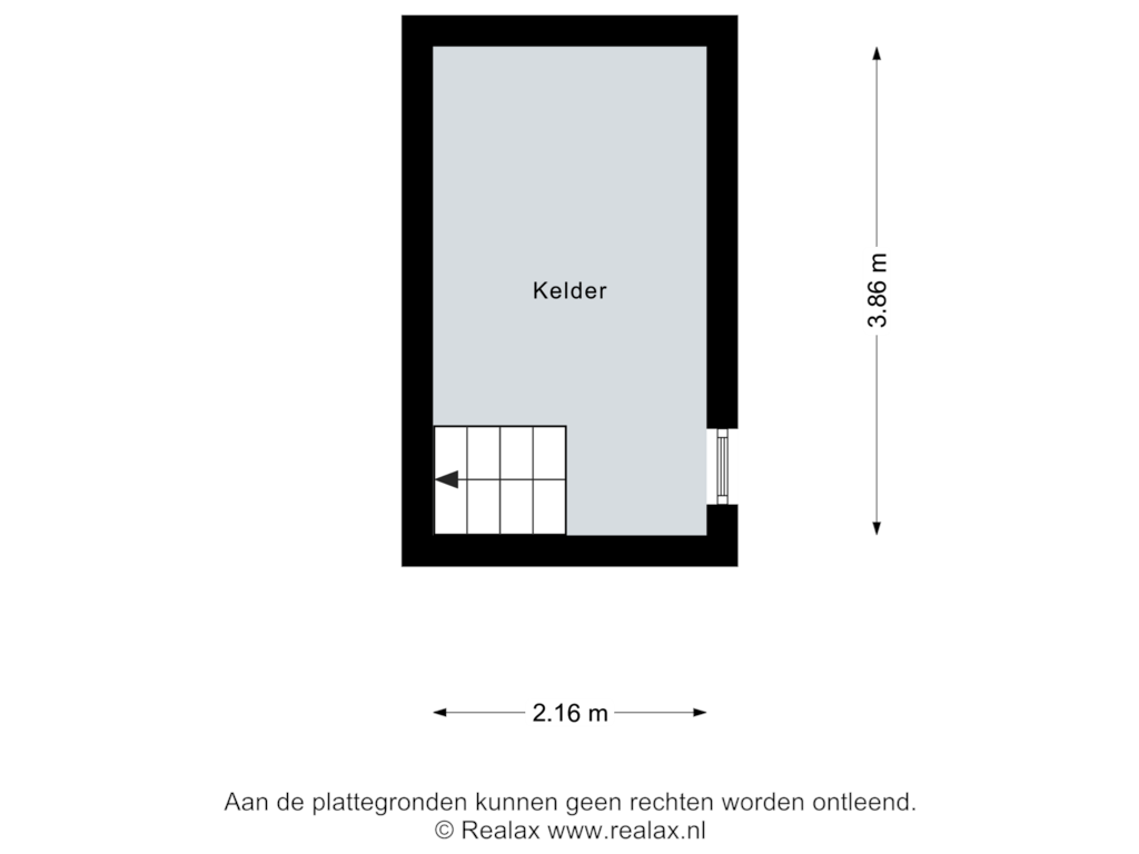 Bekijk plattegrond van Kelder van Stationsweg 12