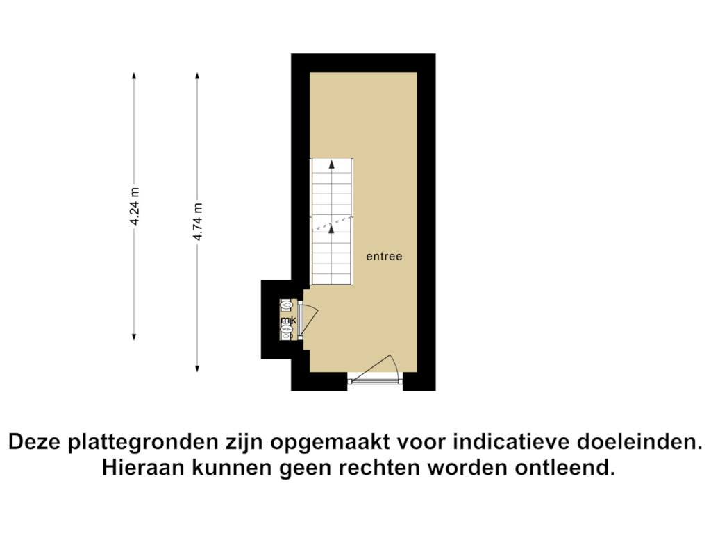 Bekijk plattegrond van Begane Grond van Oudestraat 256-I