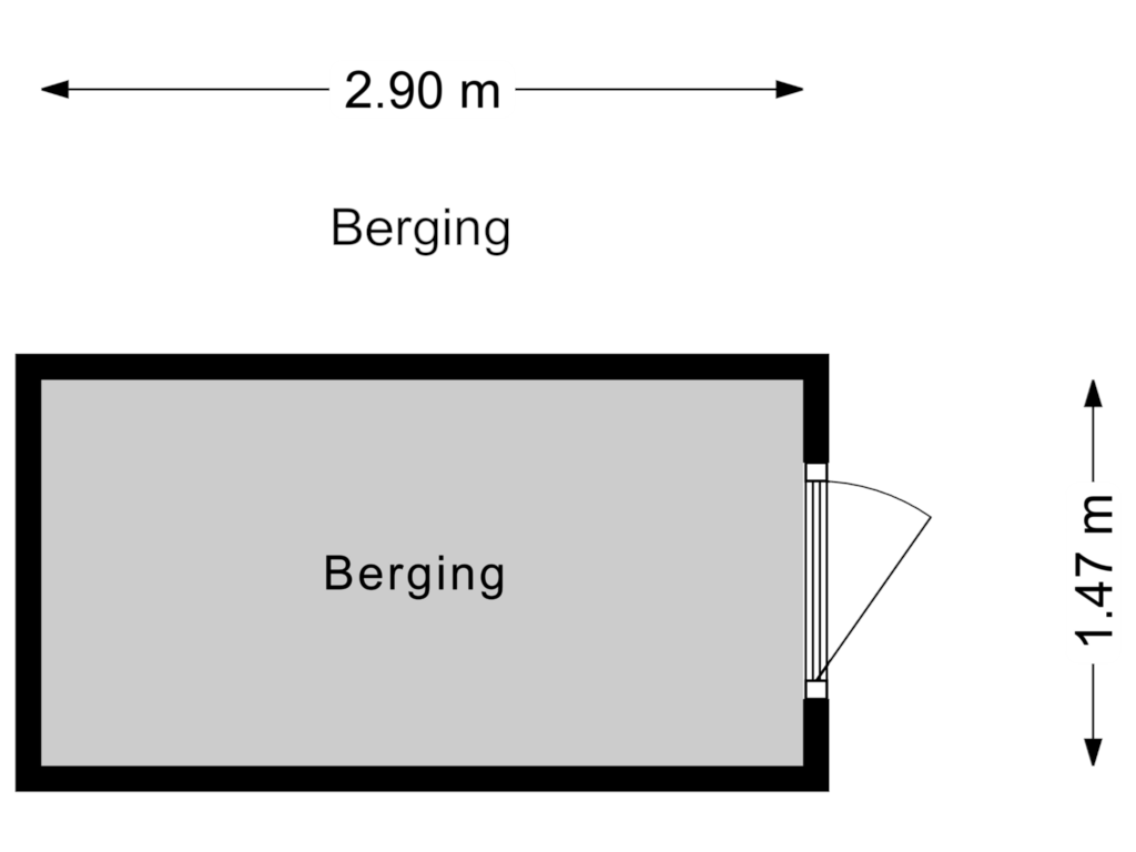 Bekijk plattegrond van Berging van Moutmolen 19