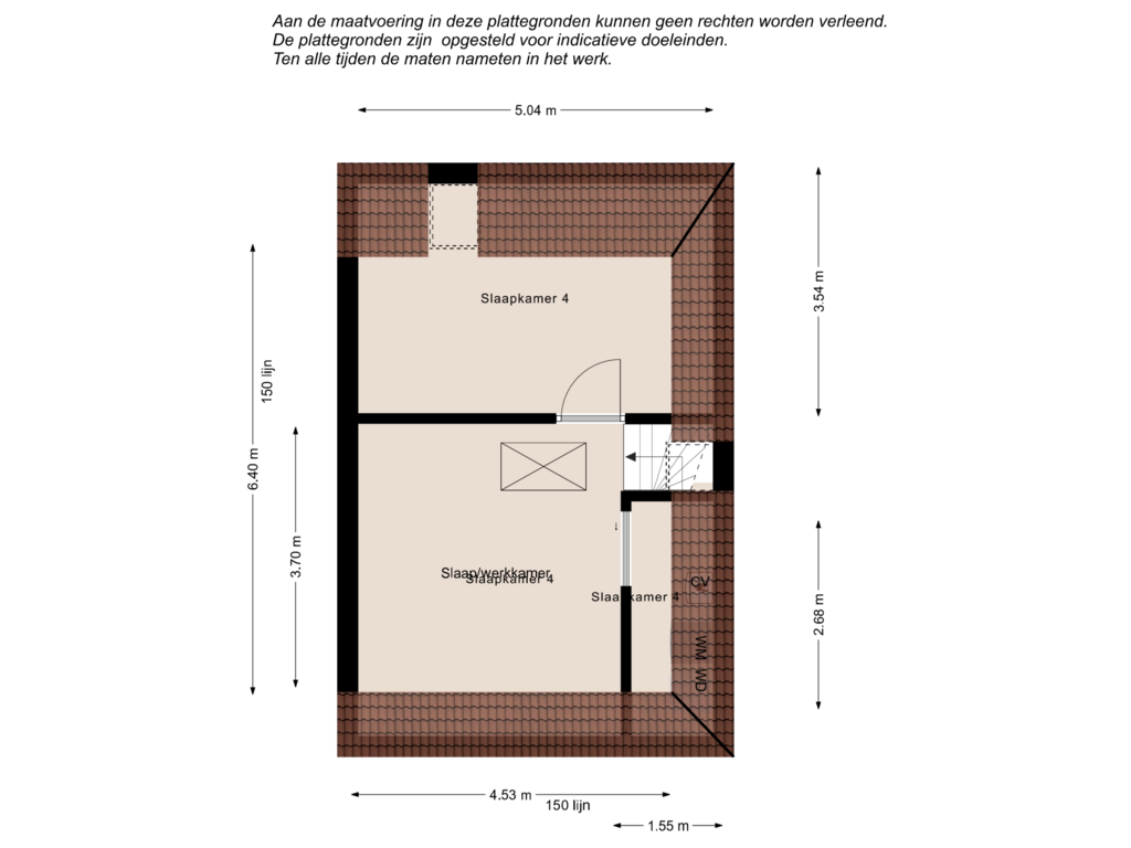 Bekijk plattegrond van 2e verdieping van P.C. Hooftstraat 17