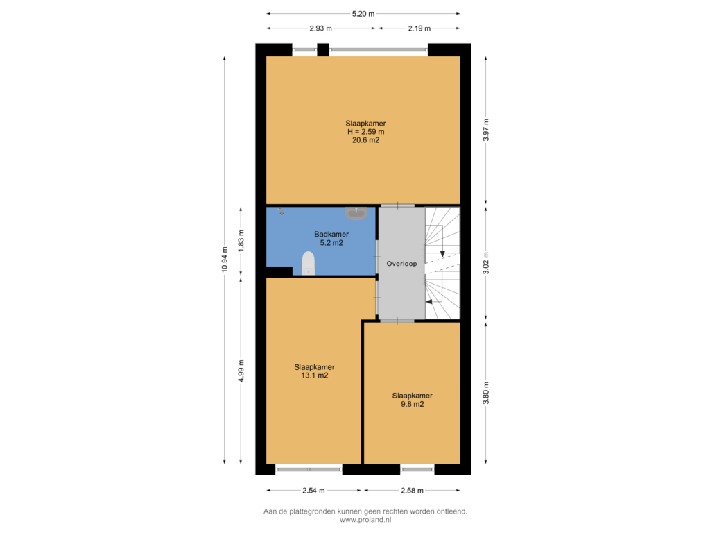 Bekijk plattegrond van 1e Verdieping van Funke Küpperplantsoen 18