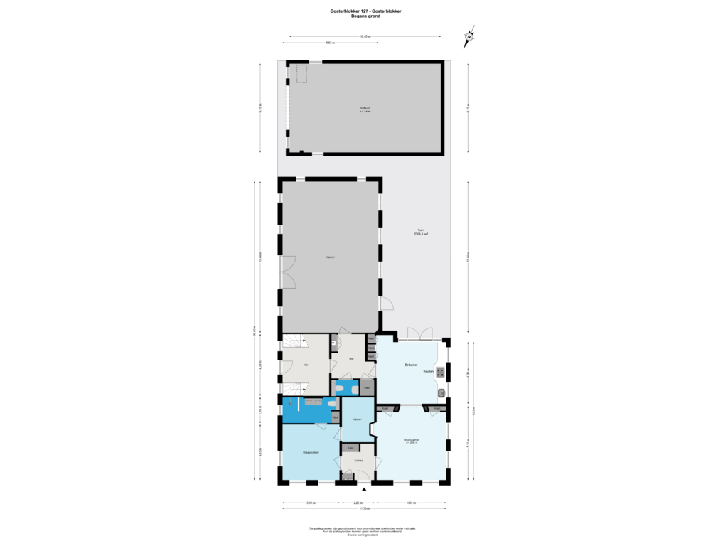 Bekijk plattegrond van BG van Oosterblokker 127